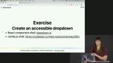 Accessible Dropdown Exercise